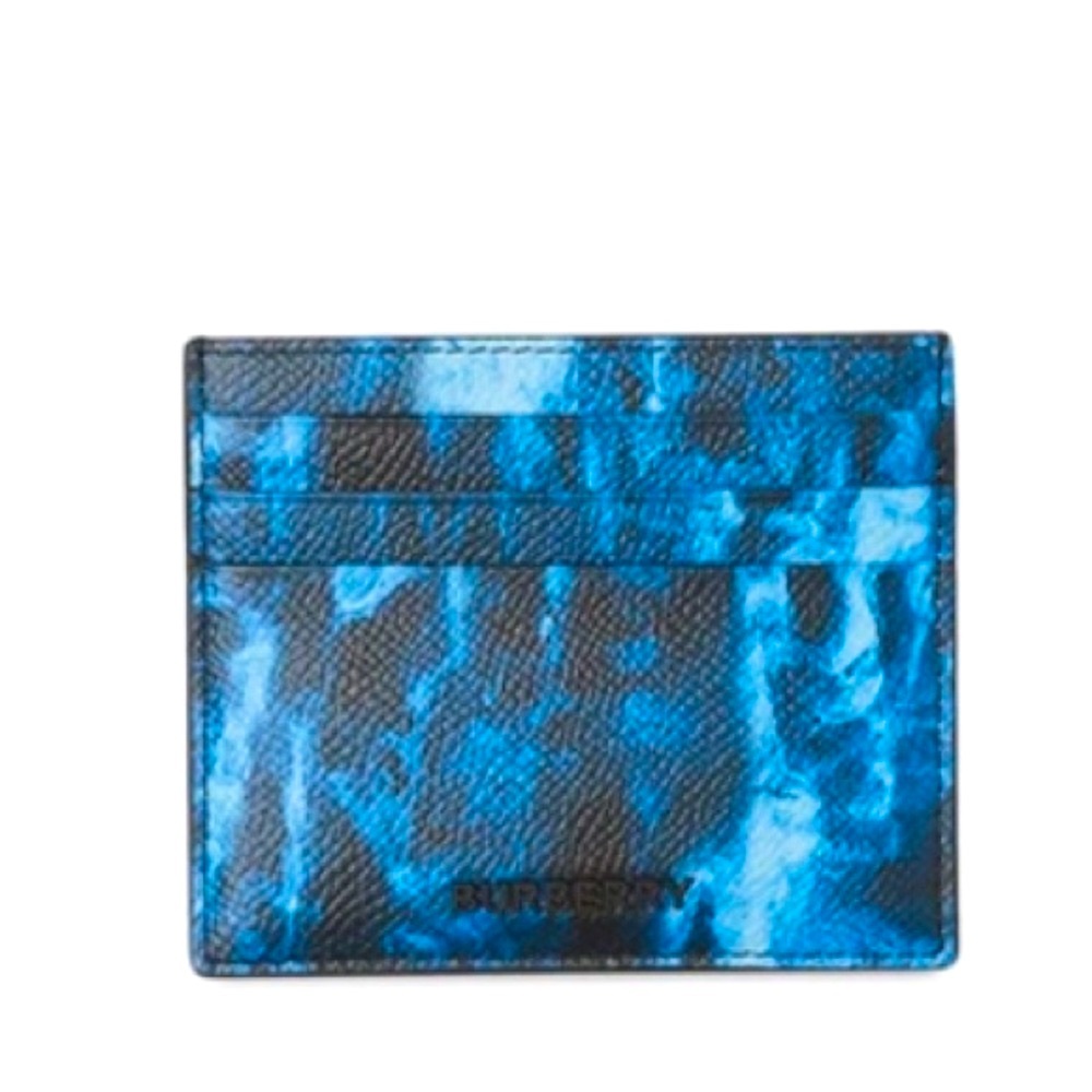 BURBERRY Sydney Ripple‎ Print Leather Card Case RARE! - Picture 14 of 14